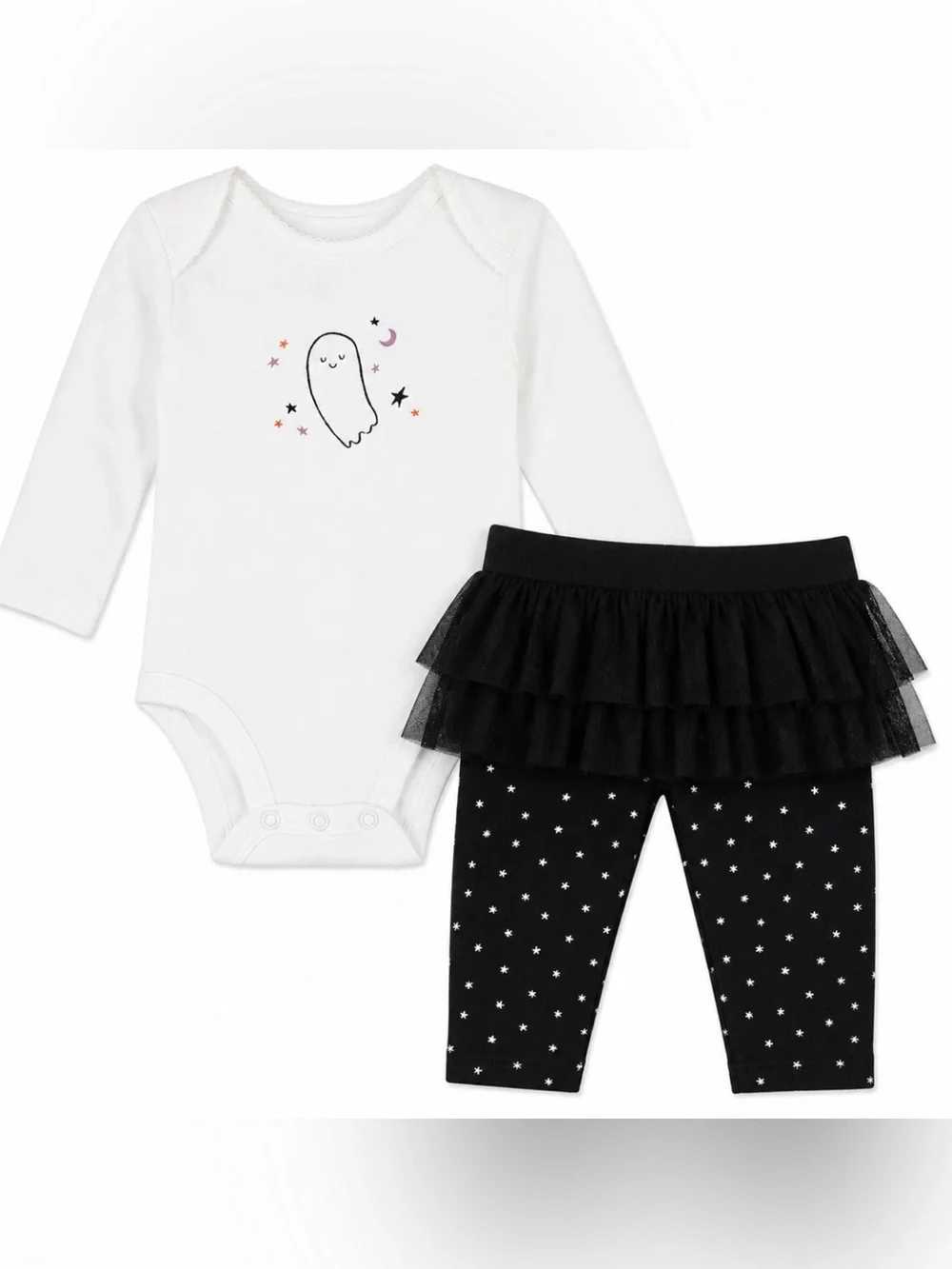 Carter's Ghost Halloween Tulle Set 12M NWT